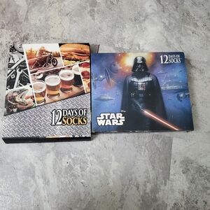 Star Wars 12 Days of Socks Advent & Food And Drinks 12 Socks